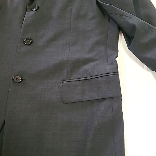 Prada Wool Silk blend Italy Blazer 50R Light Weight Notch Collar 3 Button - Picture 5 of 18