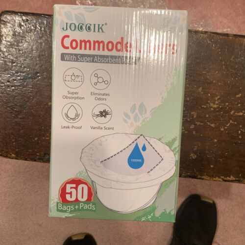 Commode Liners New Unopened, 50 bags and pads - Picture 3 of 3