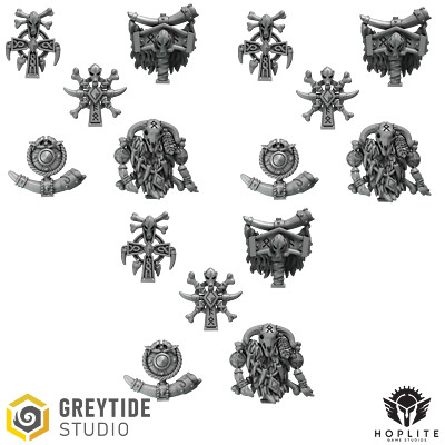 Primal Backpack Accessories (x15) | Grey Tide Studios | Primal Hounds | Conversi