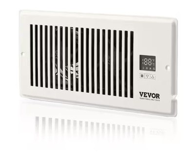 VEVOR Register Booster Fan, Quiet Vent Booster Fan Fits 4 in. x 10 in.-NOB
