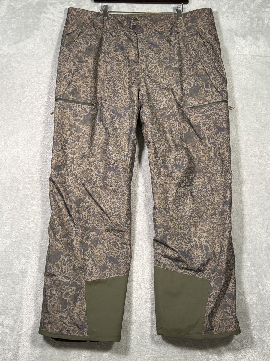 Patagonia Pants Mens 2XL Waterproof Snow Ski Shell Outdoor Camo