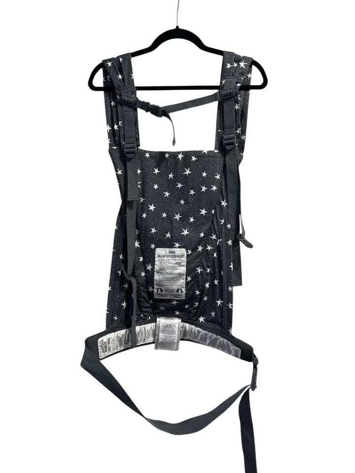 Portabebés JJ Cole Luma Embalable - 4 Posiciones Gris Patrón Estrellas Foto 2 de 4