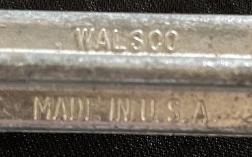 Vintage Knochen 10 in 1 Fahrrad MULTI SCHRAUBENSCHLÜSSEL Werkzeug USA Walsco | KOSTENLOSER VERSAND - Bild 2 von 7