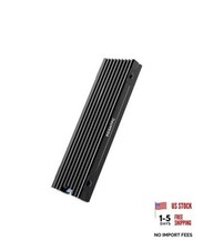 NVMe M.2 SSD Heatsink, Aluminum Heat Sink Double-Sided Cooling with 1 Count