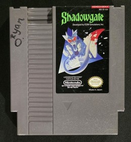 Shadowgate (Nintendo Entertainment System, NES, 1989) Cartridge Tested