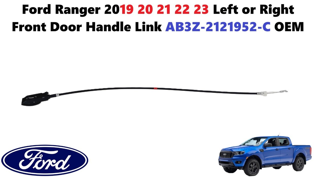 2019-23 Ford Ranger 2.3L Left or Right Front Door Handle Link AB3Z