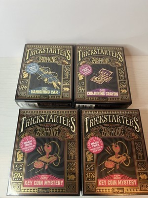 Set of 4 New Magic Tricks, TrickStarters by Zach King & theory11 New In Box