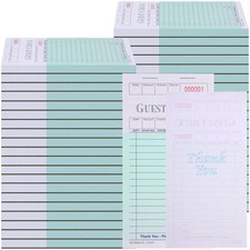 40 Pcs Guest Checks Book Waitress Notepad 2000 Sheets Server Order Pad Green