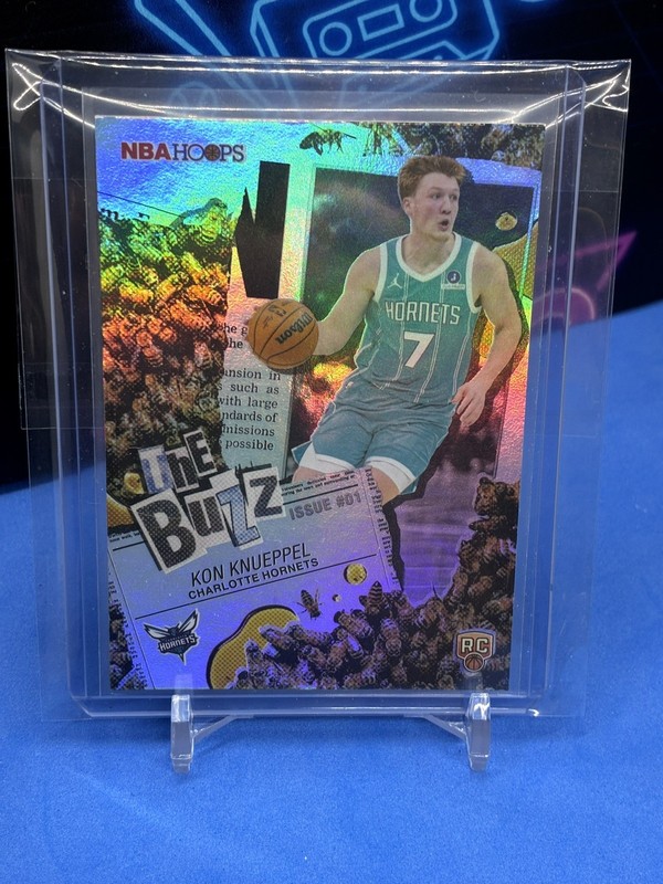 2025-26 Topps NBA Hoops KON KNUEPPEL RC The Buzz Insert Holo SP Parallel MINT