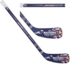 Sebastian Aho Carolina Hurricanes Autographed 4 Nations Face-Off Mini Wood Stick
