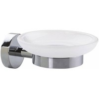 Tesa Smooz 40324-00000-00 Seifenschale Chrom (GläNzend), Weiß (Satiniert)