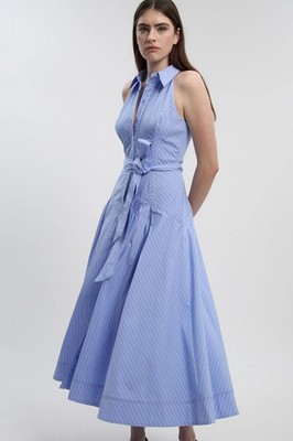 Karen Millen Midikleid Damen Erhöhte Tageskleider