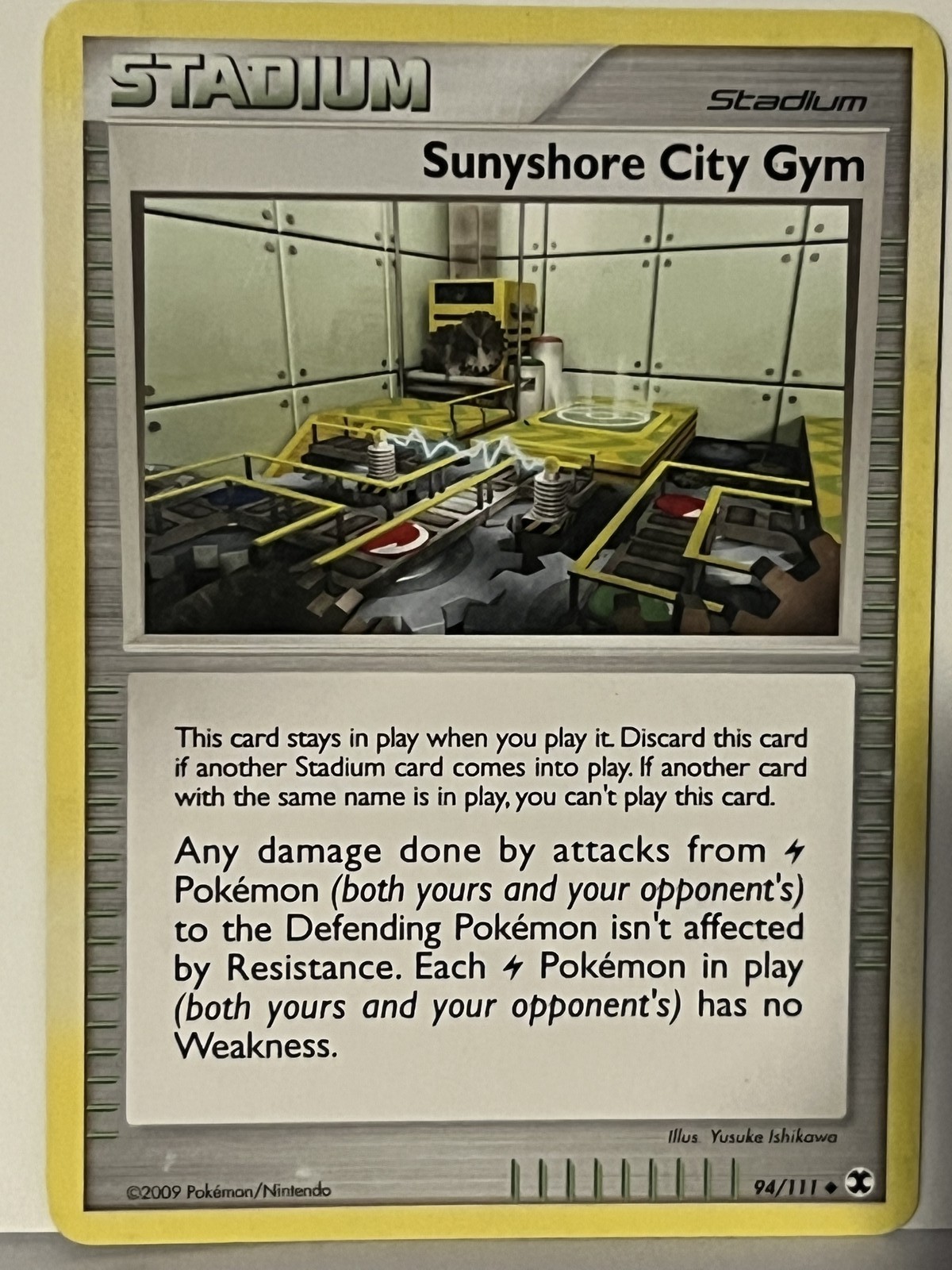Sunyshore City Gym 94/111 Rising Rivals LP Pokemon Fast Shipping
