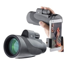 Gosky Titan 12x50 Monocular Telescope BAK4 FMC With Tripod Phone Holder