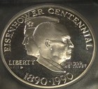 1990-P Eisenhower Centennial Commemorative Silver Dollar $1 ICG Gem Proof — photo 2