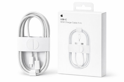 Original Apple 1M USB-C zu USB-C 60W Ladekabel gewebt iPhone 15 16 17 Pro Max