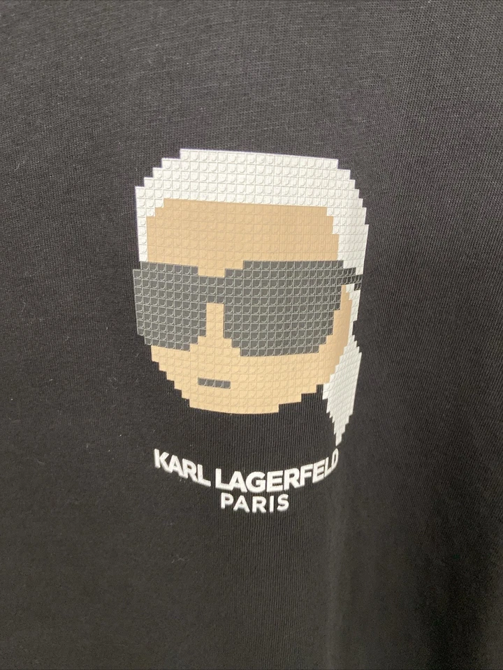 Juego de 6 camisetas Karl Lagerfeld Paris para hombre talla XL Foto 3 de 4