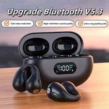 Wireless Bluetooth Earbuds with LED Display Charging Case for iPhone Android