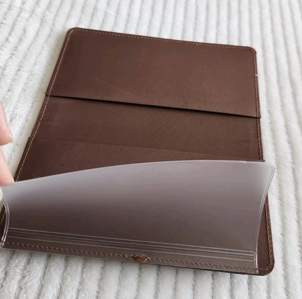 NUEVA Funda para Chequera Bradford Exchange SADDLE CLASSIC VALUE Marrón Tostado Foto 4 de 4