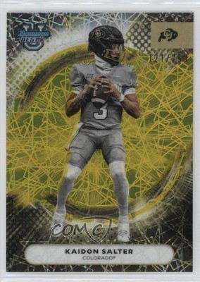 2025 Bowman U Yellow Lazer Refractor 121/250 Kaidon Salter #64 rw6