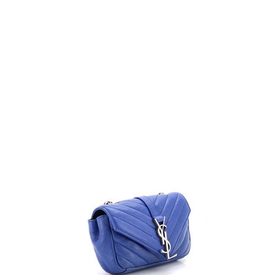 Saint Laurent Classic Monogram Crossbody Bag Matelasse Chevron