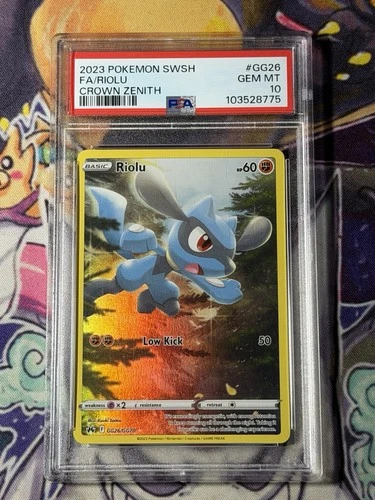 Riolu GG26/GG70 PSA 10 Pokémon Crown Zenith Galarian Gallery 2023 TCG