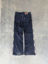 Vintage 70s Reworked Navy Levi  s Corduroy Hippie Flared Bell Bottom Pants 32x30