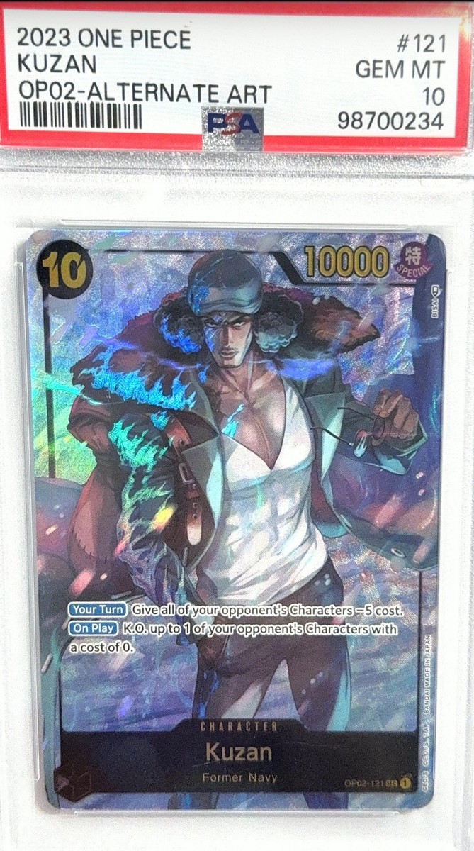 Kuzan (121) (Alternate Art) OP02-121 Paramount War Foil for sale