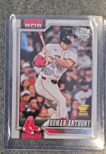 Roman Anthony 2025 Topps Series 1 RC #189 Boston Red Sox Rookie Card