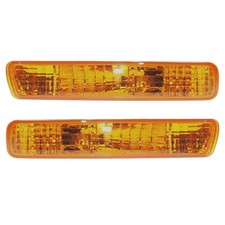 Turn Signal Light For 94-95 Honda Accord Plastic Lens Left Right Side Set Of 2