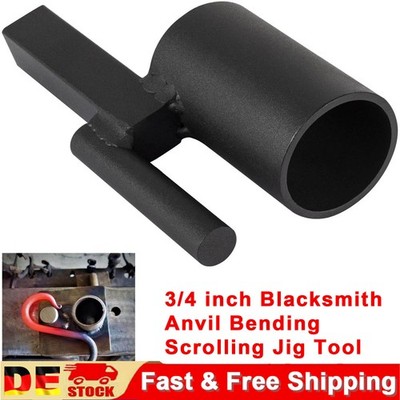 Blacksmith Hardy Anvil Tool 3/4'' Turning Bending Hammer Forge Scrolling Twisting
