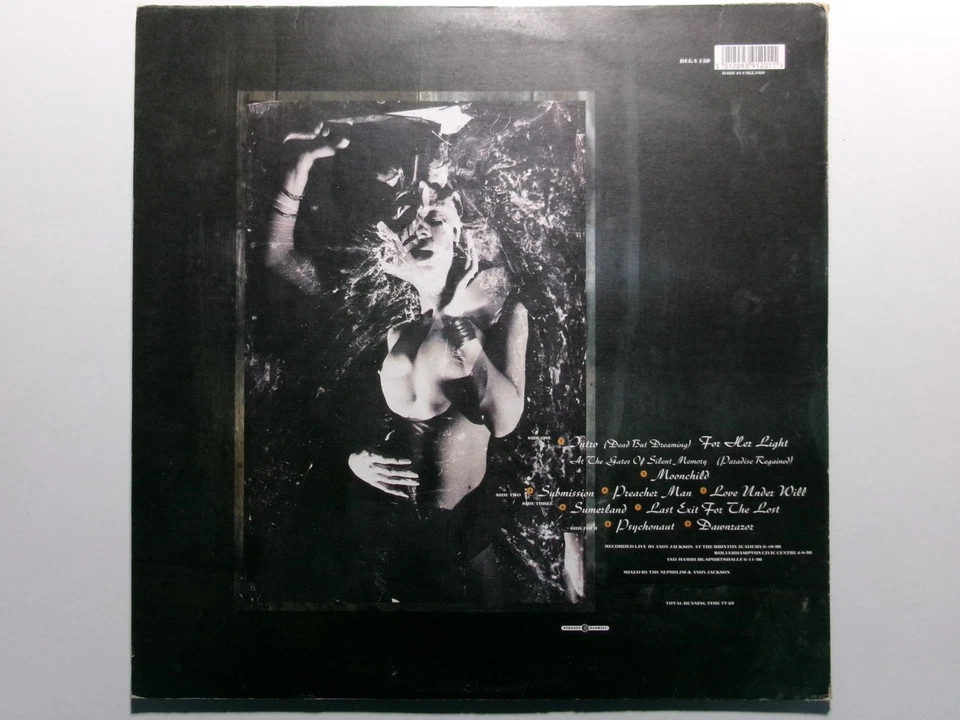 FIELDS OF THE NEPHILIM EARTH INFERNO BEGGARS BANQUET BEGA 120 GOTH DOUBLE - Image 3 of 3