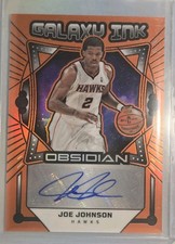 2024-25 Panini Obsidian Joe Johnson Galaxy Ink Electric Etch Orange Flood /99