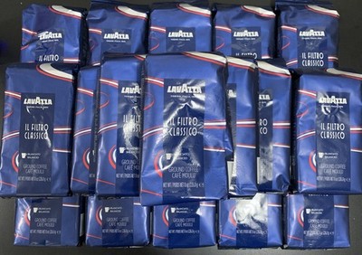 18 Bags Lavazza Il Filtro Classico Balanced Ground Coffee 8 oz Bag Coffee BULK