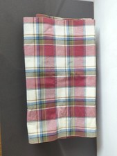 Longaberger Paprika Plaid Set Of 4 Valances Brand New Out Of Package M51