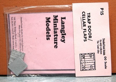 LANGLEY MODELS HO/OO SCALE TRAP DOOR CELLAR FLAPS # P15