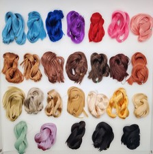 SUPAWIT Straight Hair Wig Accessory For Fashion Male Female Doll Head Reroot