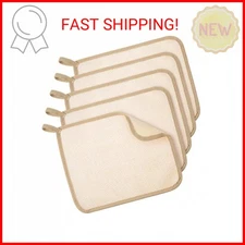 Tatuo 5 Pcs Exfoliating Face and Body Wash Cloths Towel Weave Bath Cloth Exfolia