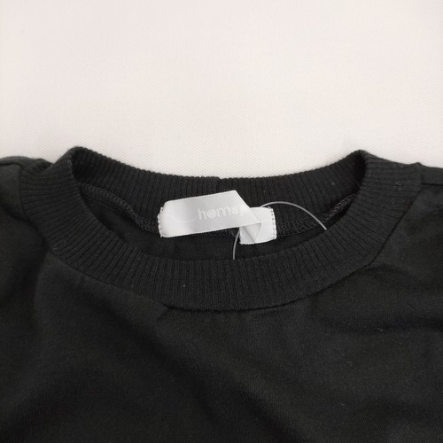 homspun Jersey short-sleeved pullover 241-6372 puff sleeves Tops black 5-082... - Picture 3 of 5