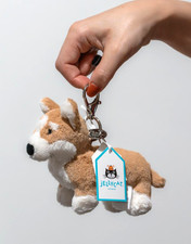 Jellycat Betty Corgi Keychain Plush Bag Charm Cute Dog Gift Collectible NWT SALE