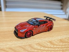 MINI GT Nissan GT-R R35 Liberty Walk 1/64 Red [Age 13+]