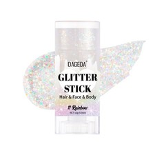 Rainbow Body Glitter Stick, Hair and Face Sparkly Makeup, Multi Color Glitter