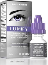Lumify Redness Relief Eye Drops, Whiter & Brighter Looking Eyes, 0.08 oz
