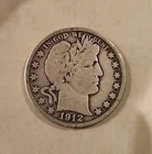 1912-D Barber Half Dollar