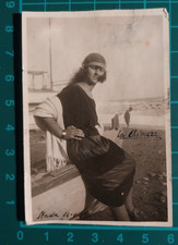 Belle Photo Femme La Chimère - Mer Bateau Gênes Sturla 1922 ( F 39 )