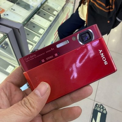Sony Cyber Shot DSC-T900 Digitalkamera 4.0x Optischer Zoom 12.1MP Rot