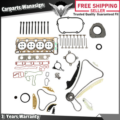 Timing Chain Kit Head Gasket Set For Audi A3 A4 Q3 Q5 VW2.0 1.8L 3.0 2008-2016