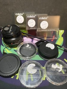 Vintage Camera Accessories Lot Lens Filters Caps Covers Shutter Release Tools 