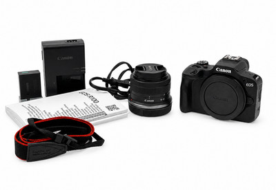 Canon EOS R100 + RF-S 18-45mm IS STM Vollformat-Alternative Kit | 3k Ausl.  MwSt
