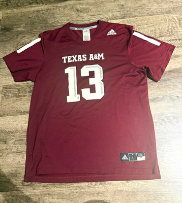 Texas A&M Aggies Mike Evans 13 Jersey Adidas Mens Large Maroon NCAA Football